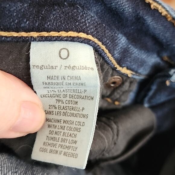 American Eagle Size 0 Strech Dark Wash Jeans - Picture 9 of 9